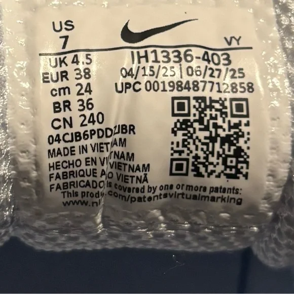 Nike Shox 💅🔥 TL Fade ICED BLUE Athletic Sneaker Shoes IH1336-403 Wmns Sz 7 NEW - Picture 8 of 8